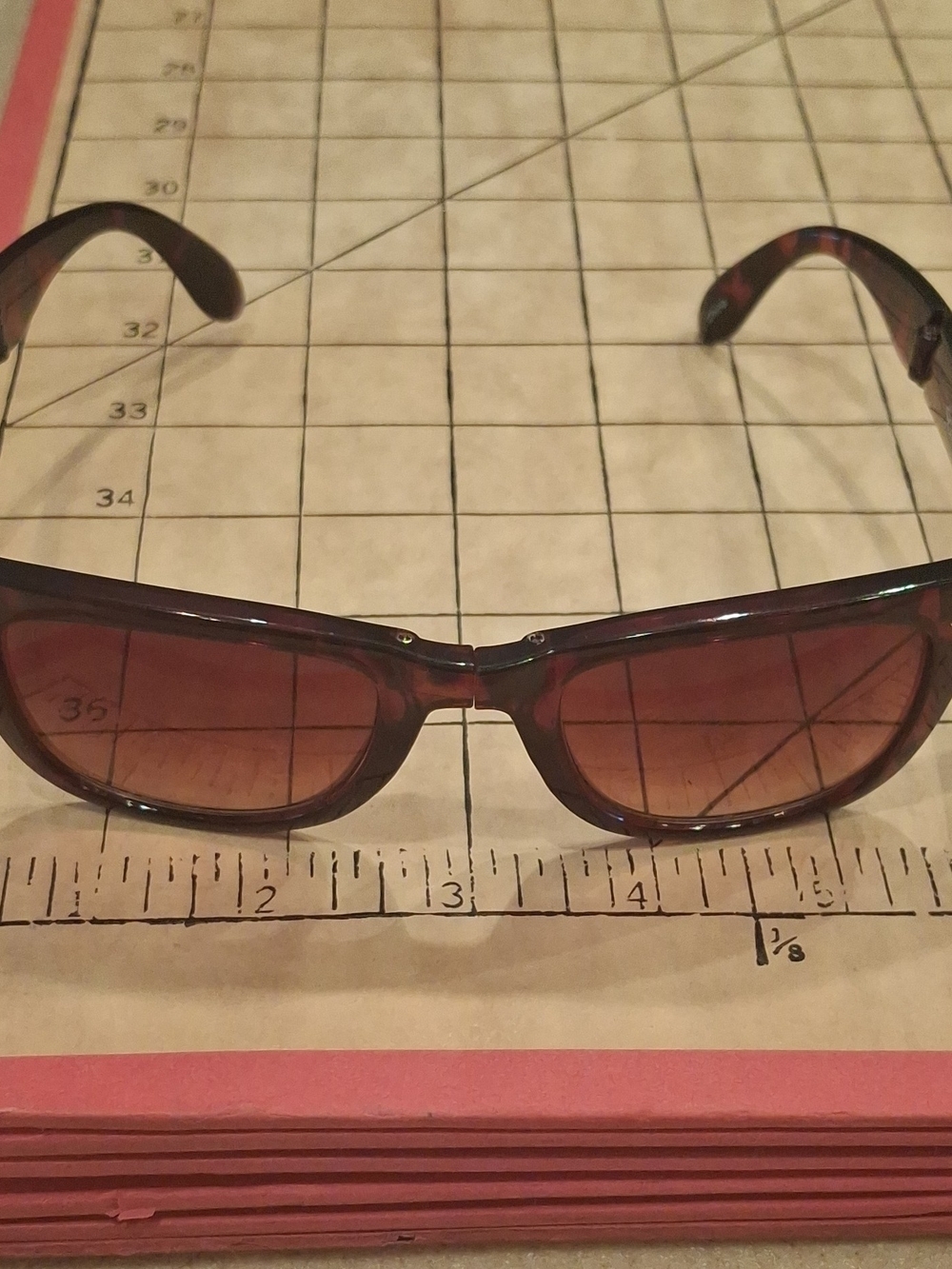 Men’s Brown Foldable Sunglasses - Classic Brown Frame